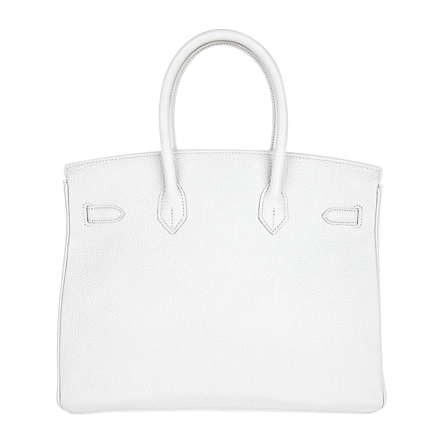 White Clemence Leather with Palladium Hardware