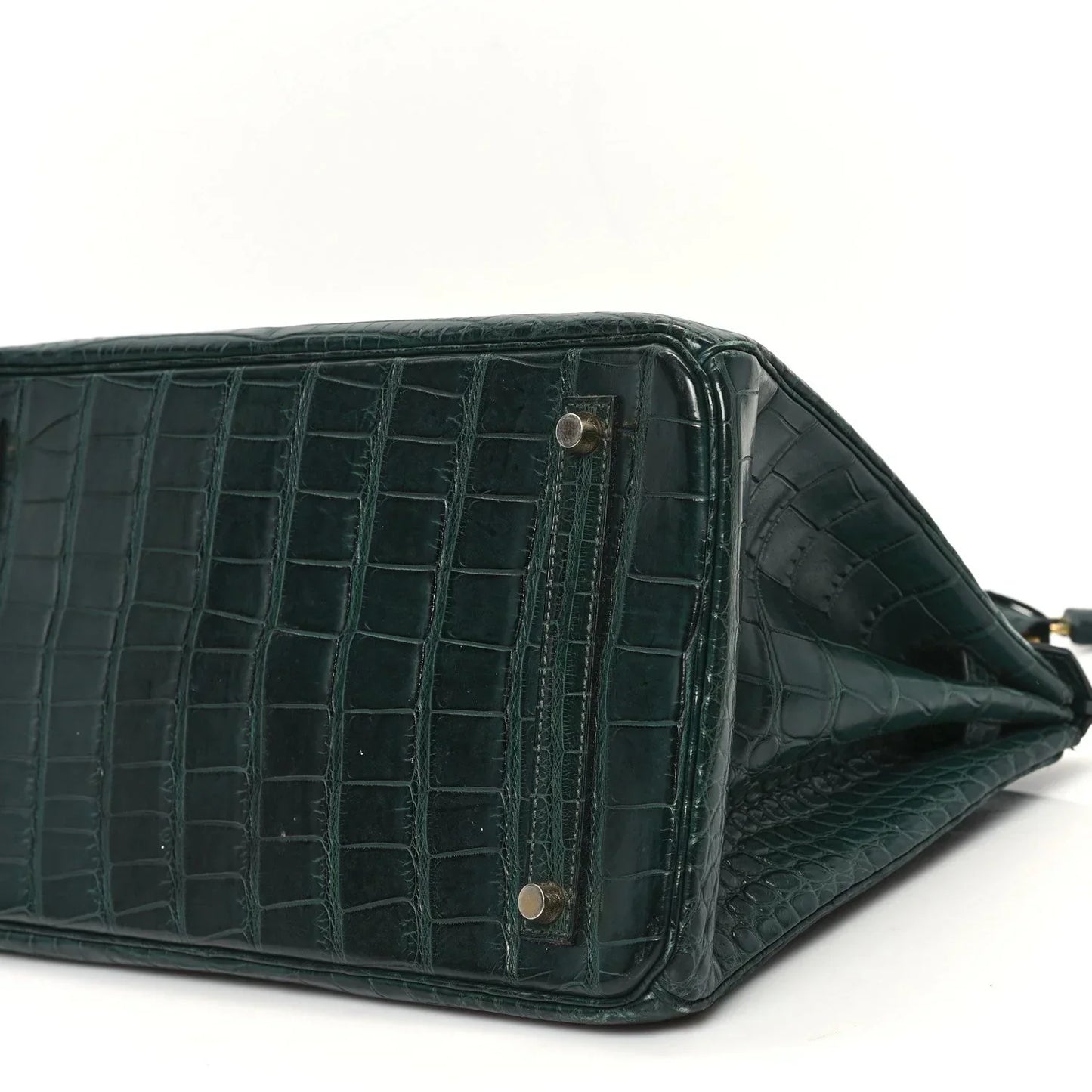 Birkin Vert Titien Matte Alligator Gold Hardware