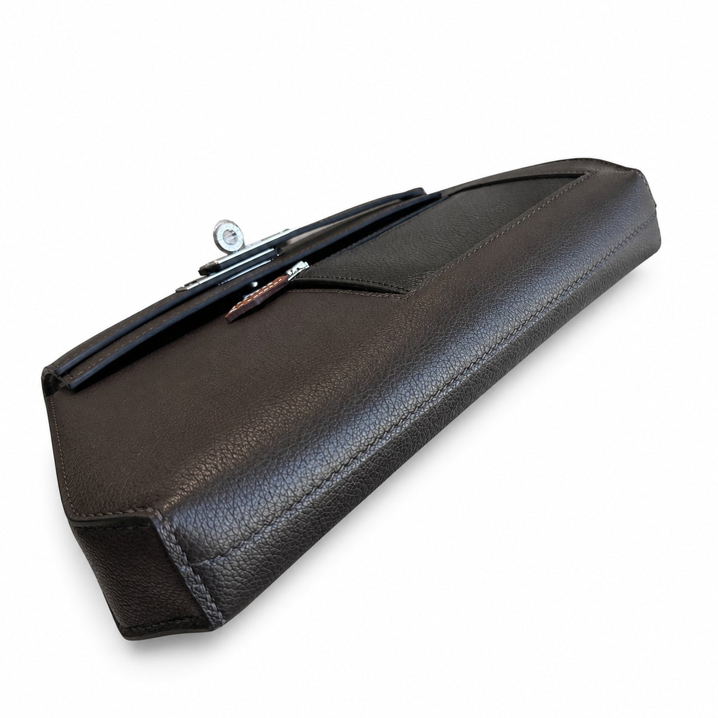 Kelly Depeches 25 clutch, Evercolor leather (with additional shoulder strap), can be worn cross-body, can be carried by hand or on the wrist, daily needs, seamless switch between business/leisure - ce