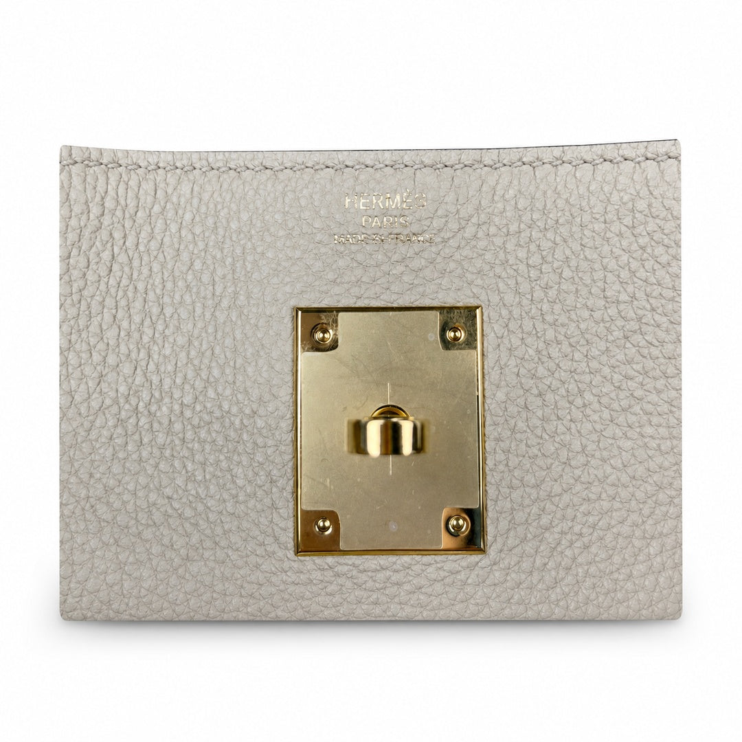 π In stock kelly messenger messenger bag for men and women, gray gold buckle for windbreaker, imported leather, all-steel hand-waxed thread, the highest cost-effectiveness on the Internet. The classic