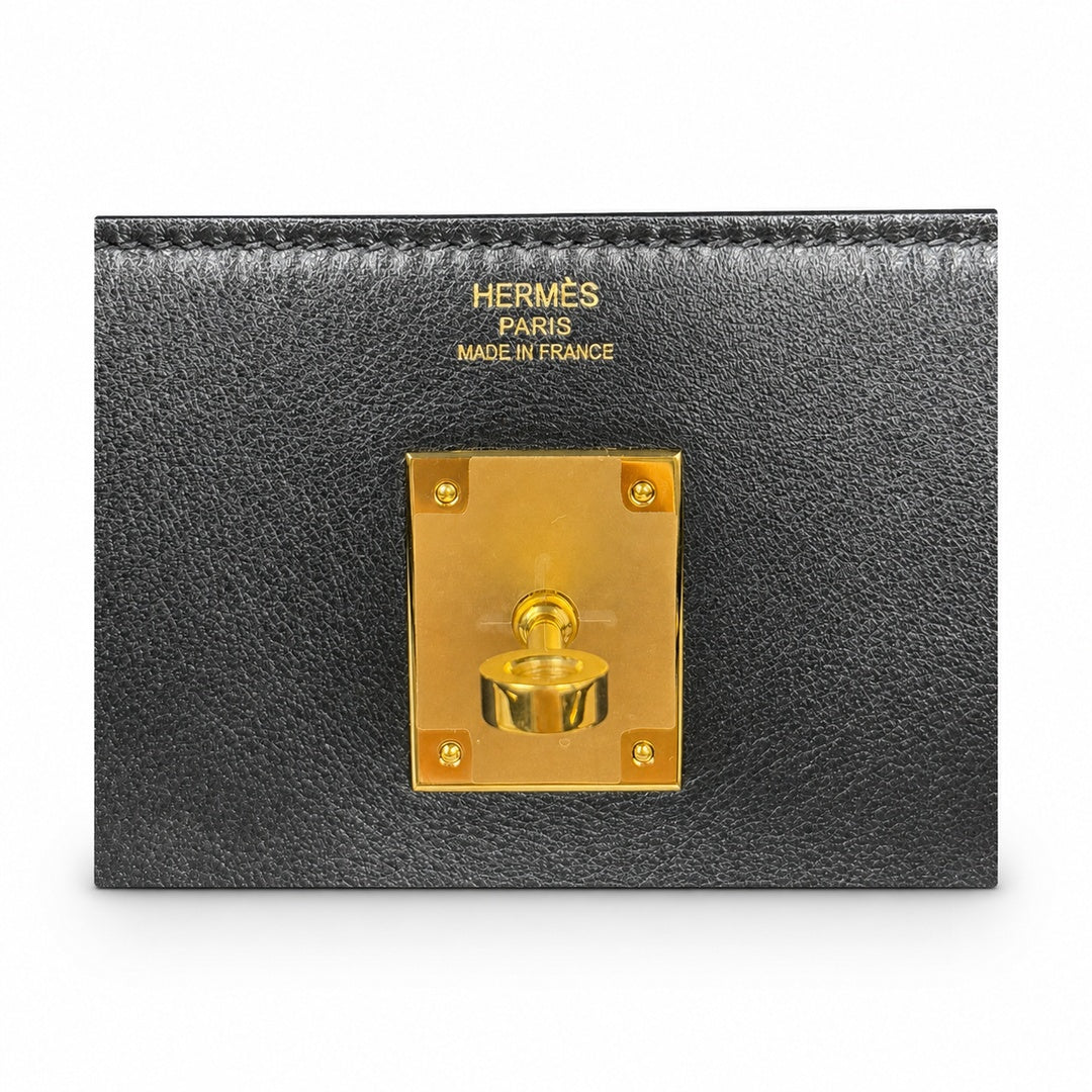 Black gold π In stock Kelly Messenger messenger bag for men and women, black gold buckle, imported leather, all-steel hand-waxed thread, the highest cost-effectiveness on the Internet. Unisex messenge