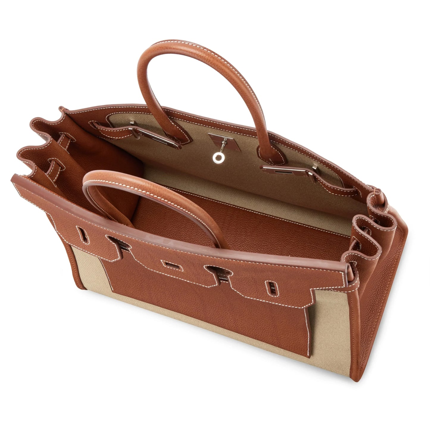 Birkin 35 L'Envers Edition Fauve Barenia Faubourg Palladium Hardware