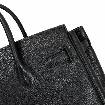 Birkin Retourne in Noir Togo Leather with Contrast Interior (Gold Hardware)
