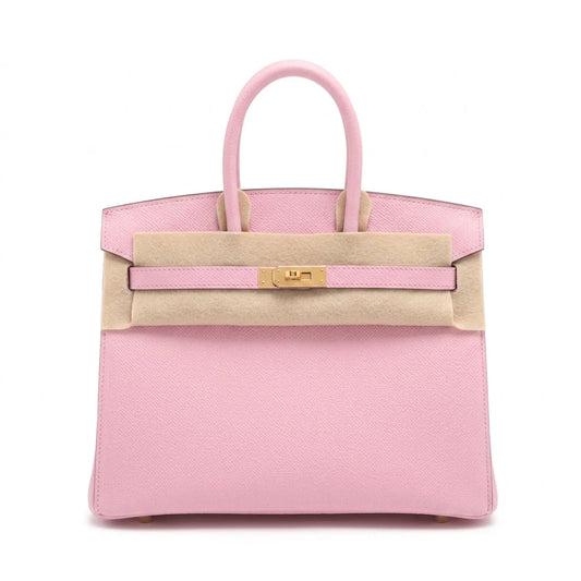 Birkin 25 Sellier Mauve Sylvestre Epsom Gold Hardware