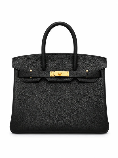 Birkin 30 Retourne in Noir Togo Leather (Gold Hardware)