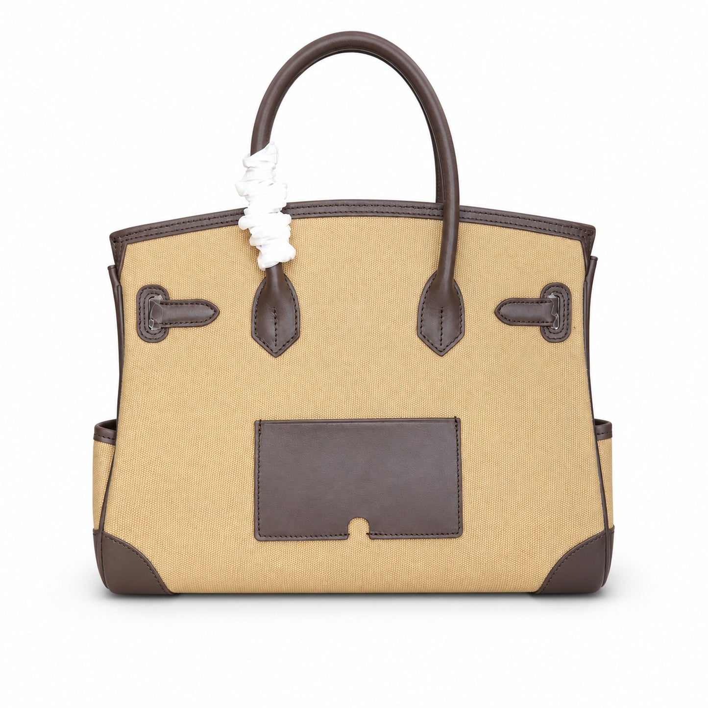 Birkin Cargo 30 Ebène Swift Leather and Khaki Canvas Multi-Pocket Bag