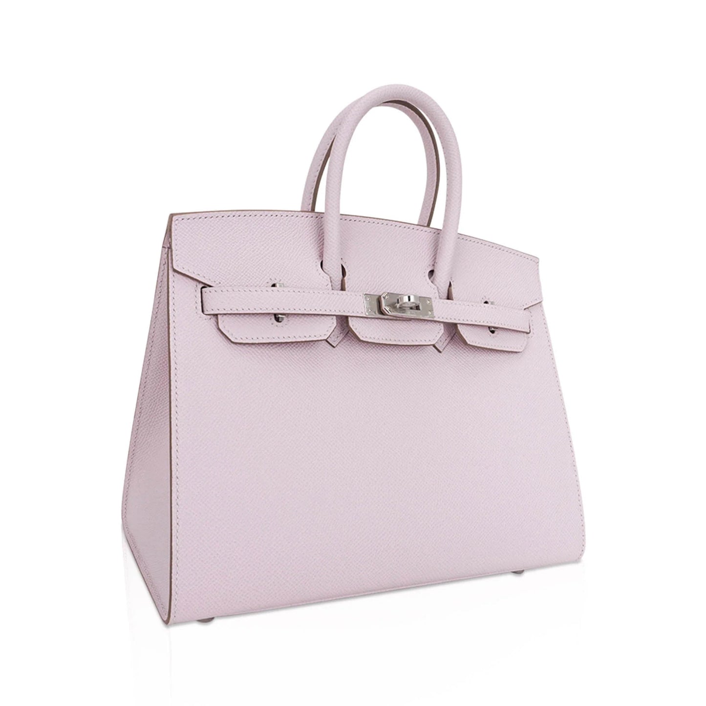 Pale Mauve Pink Epsom Leather With Palladium Hardware