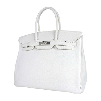 White Clemence Leather with Palladium Hardware