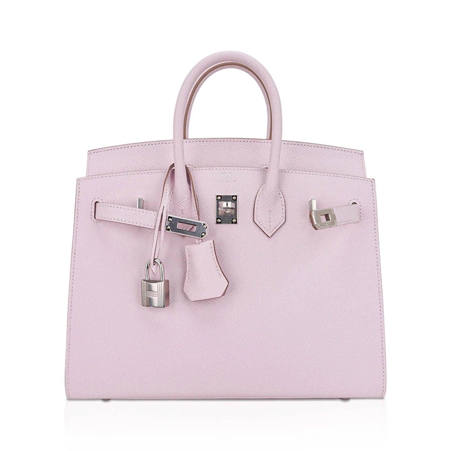 Pale Mauve Pink Epsom Leather With Palladium Hardware