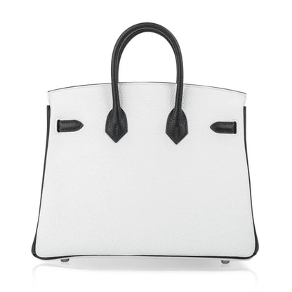 White With Black Brushed Palladium Hardware