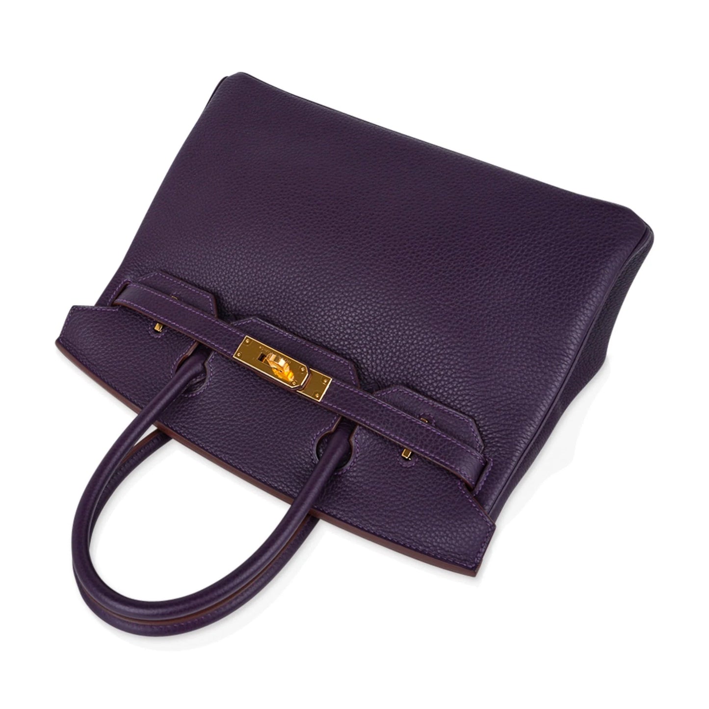 Deep Purple Rich Original Colour Gold Hardware Togo Leather