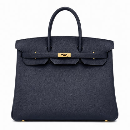 Birkin 30 Retourne in Etoupe Suede Grizzly with White Stitching (Gold Hardware)