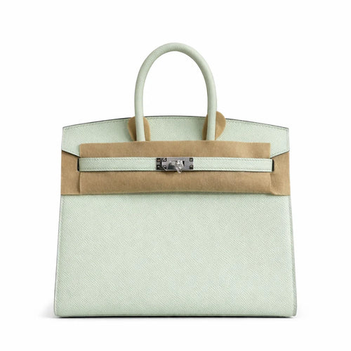 Birkin 25 Sellier Vert Fizz Epsom Silver Hardware