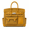 Birkin Cargo 35 Sesame Swift Leather and Canvas Multi-Pocket Bag