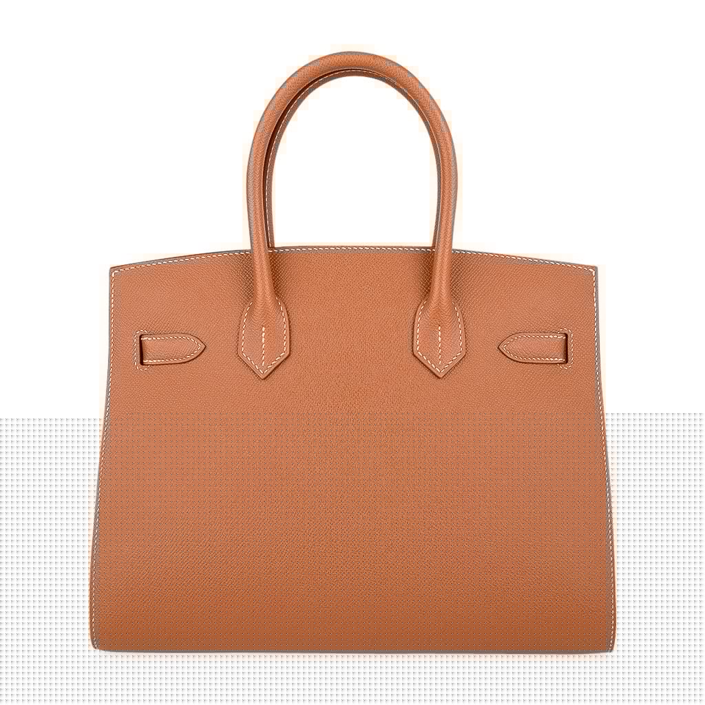 Gold Veau Graine Tote | Sleek Neutral Luxury Everyday Handbag