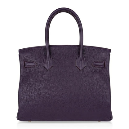 Deep Purple Rich Original Colour Gold Hardware Togo Leather