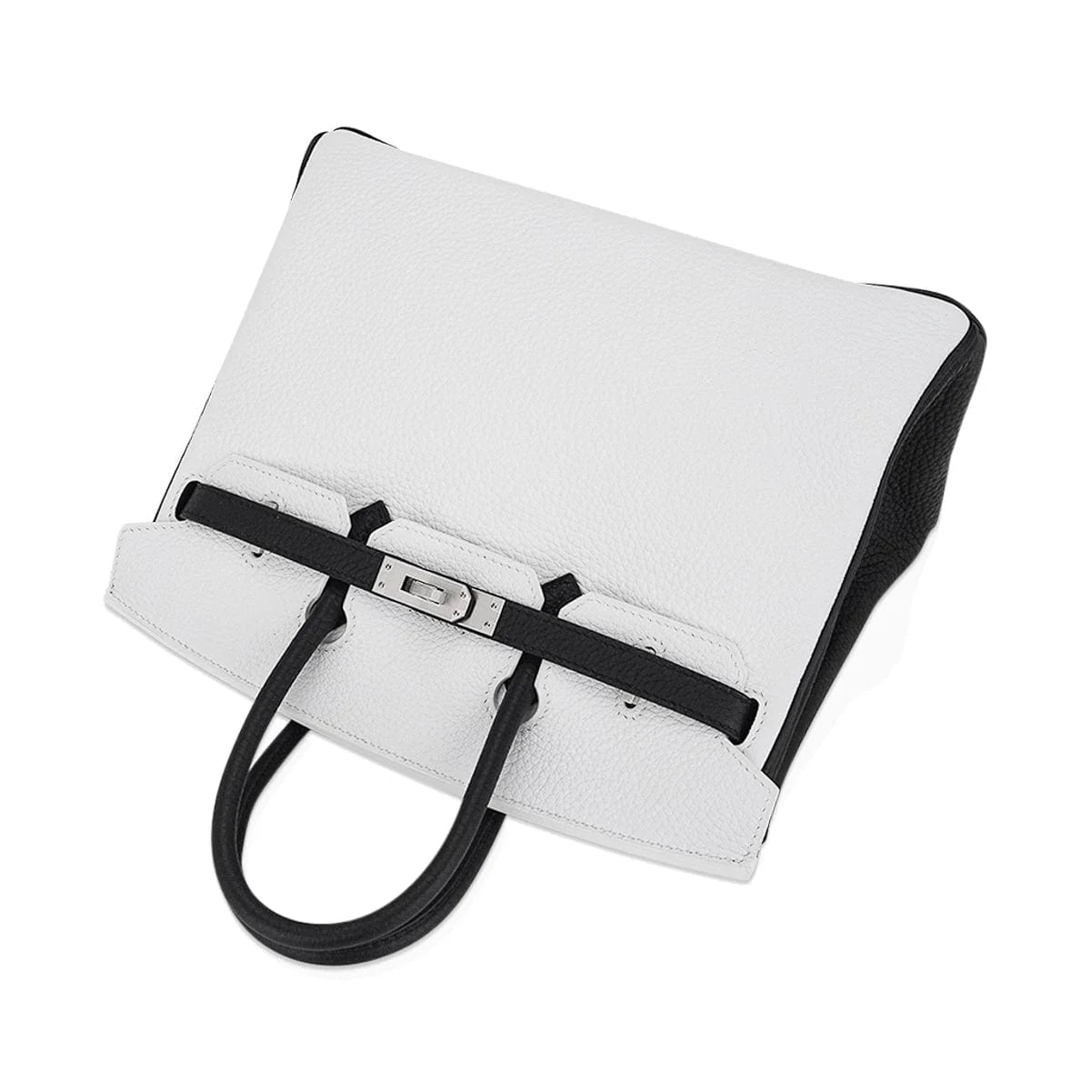 White With Black Brushed Palladium Hardware