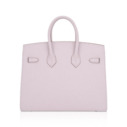 Pale Mauve Pink Epsom Leather With Palladium Hardware