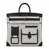 Birkin Cargo 40 Black Leather and Ecru Canvas Multi-Pocket Bag