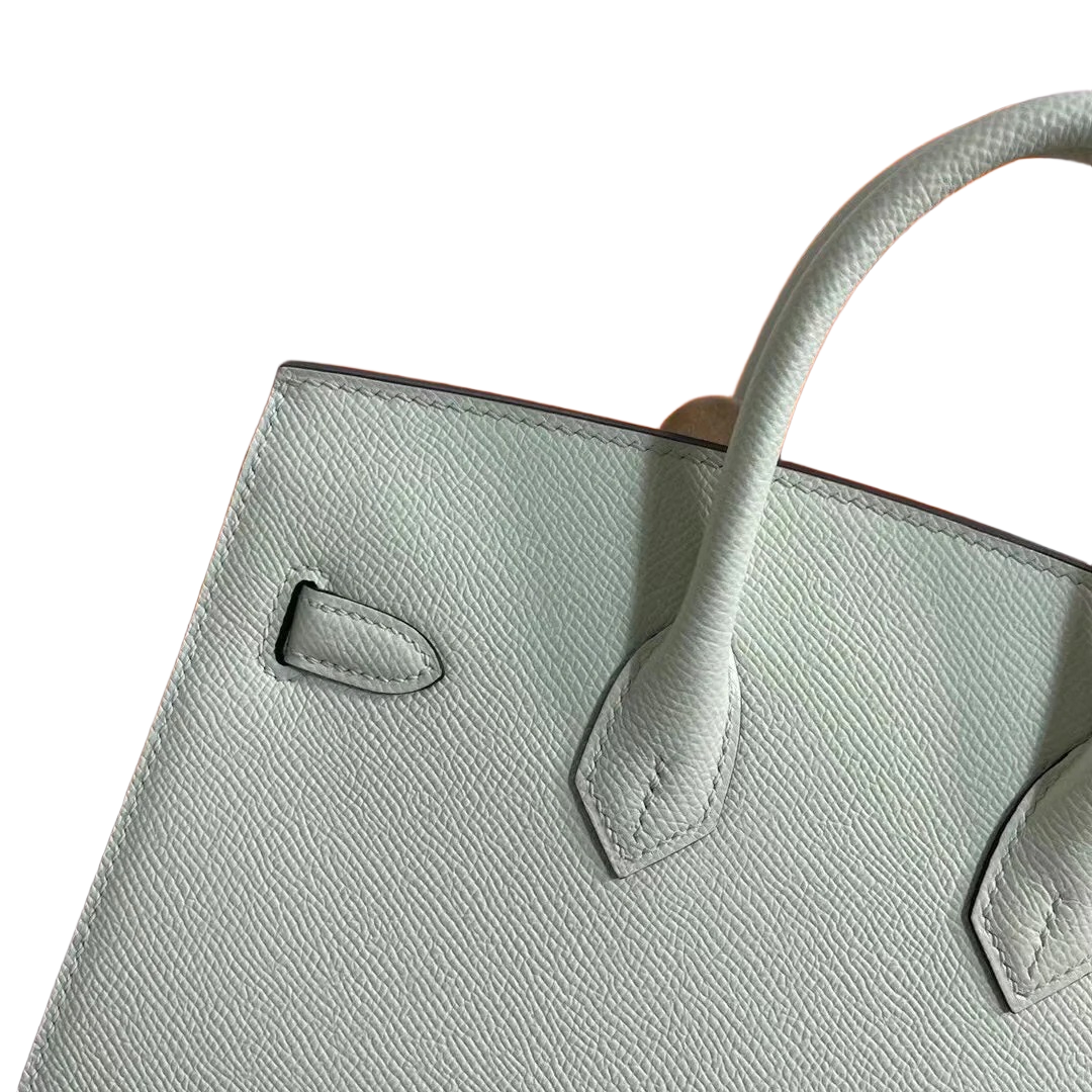 Birkin 25 Sellier Vert Fizz Epsom Silver Hardware