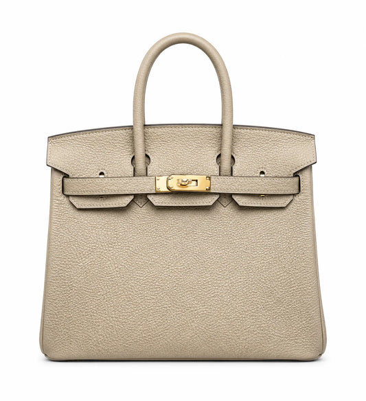 Birkin 25 Retourne in Trench Togo Leather (Gold Hardware)
