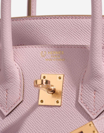 Birkin HSS 25 Epsom Mauve Pâle / Rose Sakura Golden Lock