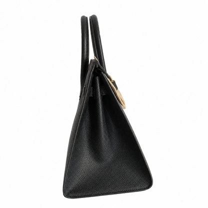 Birkin 25 Sellier 89 Black Epsom Gold Hardware