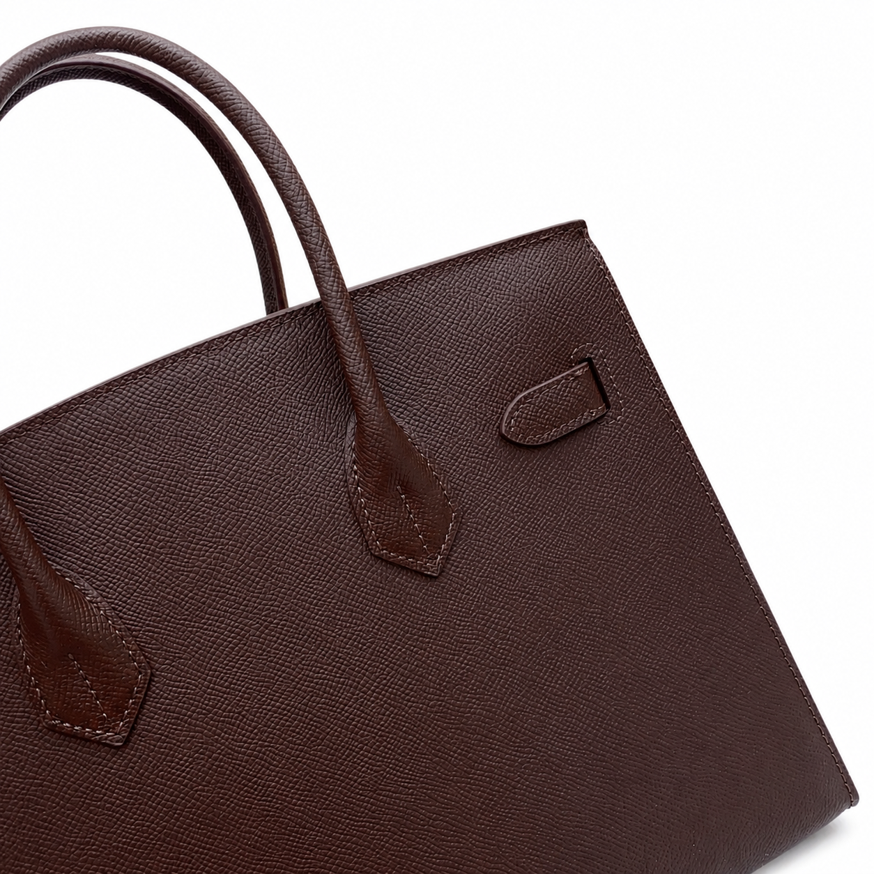 Birkin Style 25/30 Sellier in Chocolat Epsom Leather (Gold Hardware)