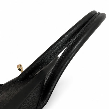 Birkin Retourne in Noir Togo Leather with Contrast Interior (Gold Hardware)