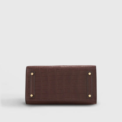 Birkin 20 Alligator Havane Gold Hardware Matte