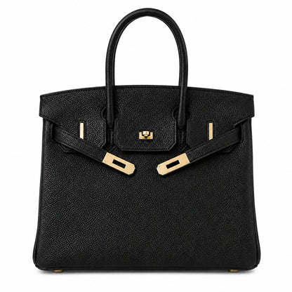 Birkin Retourne in Noir Togo Leather with Contrast Interior (Gold Hardware)