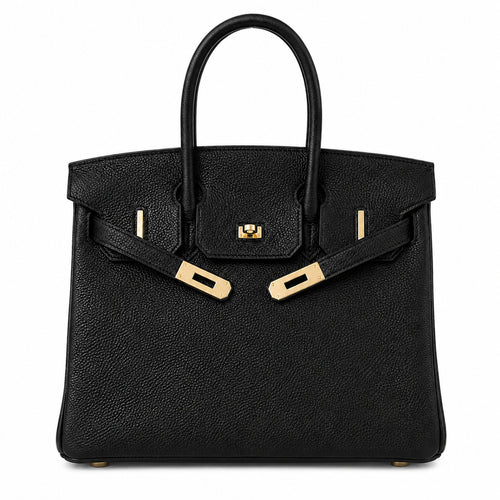 Birkin Retourne in Noir Togo Leather with Contrast Interior (Gold Hardware)