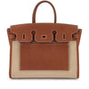 Birkin 35 L'Envers Edition Fauve Barenia Faubourg Palladium Hardware