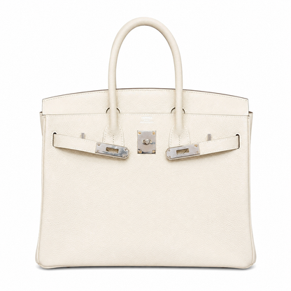 Birkin 30 Retourne in Craie Togo Leather (Palladium Hardware)