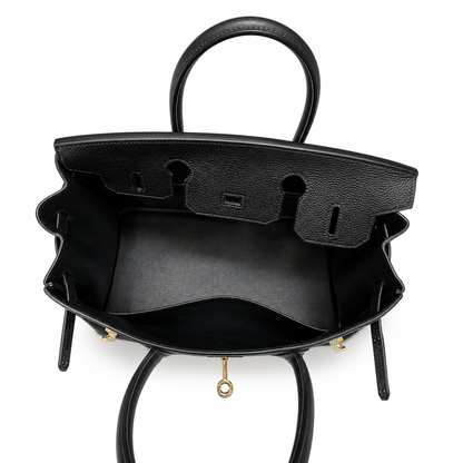 Birkin 30 Retourne in Noir Togo Leather (Gold Hardware)