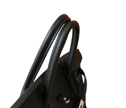 Birkin Retourne in Noir Togo Leather with Contrast Interior (Palladium Hardware)