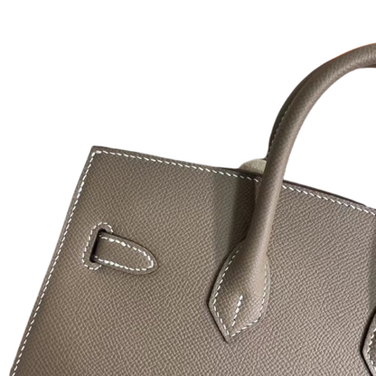 Birkin 25 Sellier 18 Etoupe Epsom Gold Hardware
