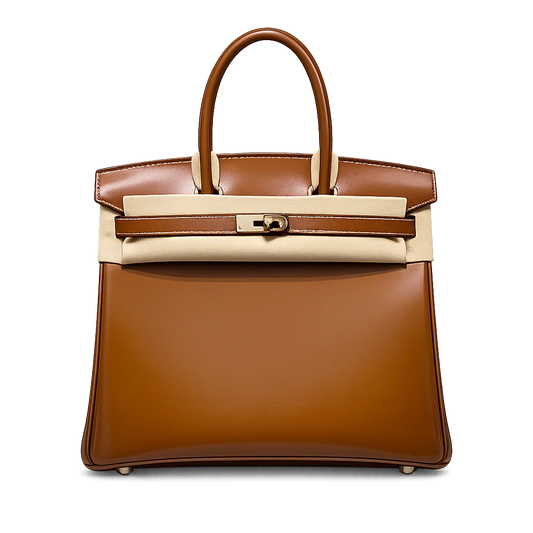 Birkin 30 Sellier in Gold Boxcalf Leather (Palladium Hardware)