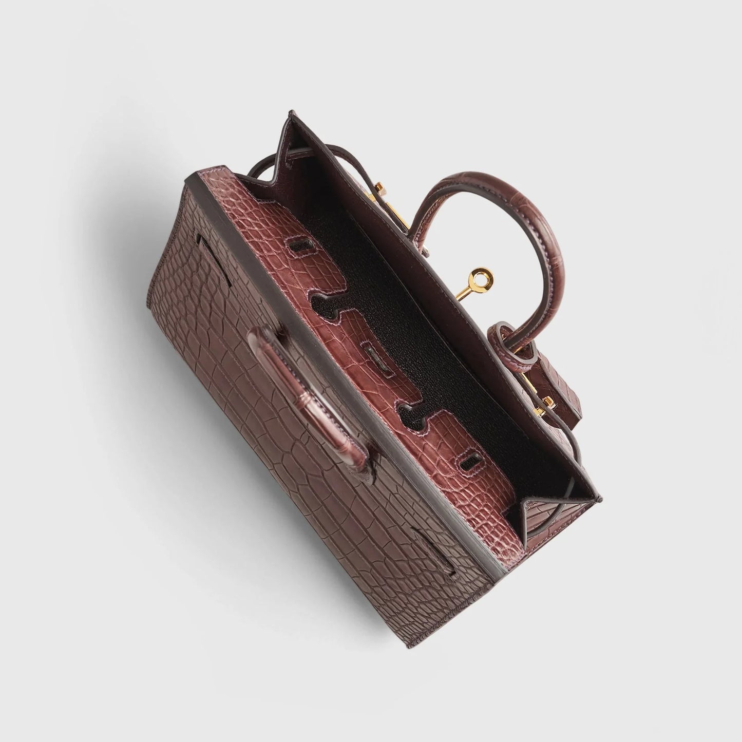 Birkin 20 Alligator Havane Gold Hardware Matte