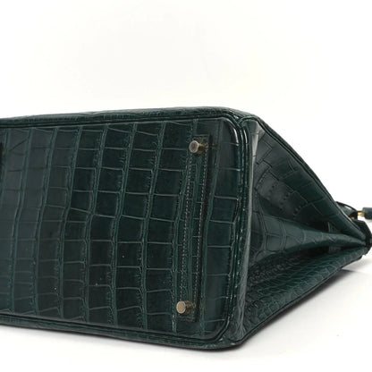 Birkin Vert Titien Matte Alligator Gold Hardware