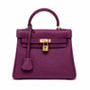 Kelly Sellier 20cm & 25cm & 28cm Anémone Togo Leather Gold Hardware Women Handbag