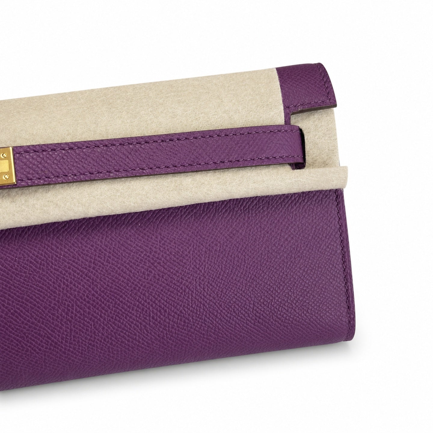Kelly Cut 31 Clutch Epsom Leather Picture Anemone