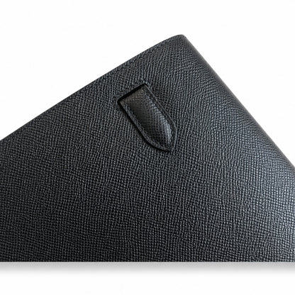 Kelly Depeches 25 clutch, Epsom leather (with additional shoulder strap), can be worn cross-body, can be carried by hand or on the wrist, daily needs, seamless switch between business/leisure - centra