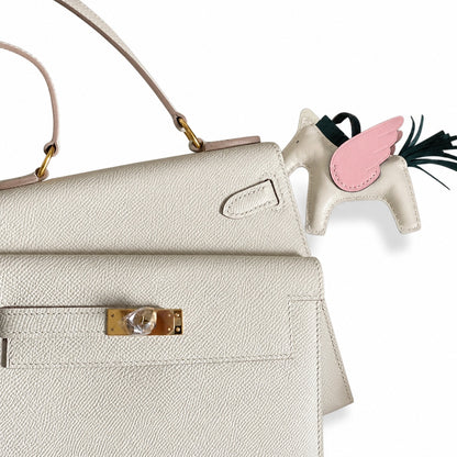 Latest new style 🆕 kelly latest style FW 2022 double-sided kelly epsom leather double-sided irregular design bold change new look more handsome and stylish 10 milkshake white gold buckle