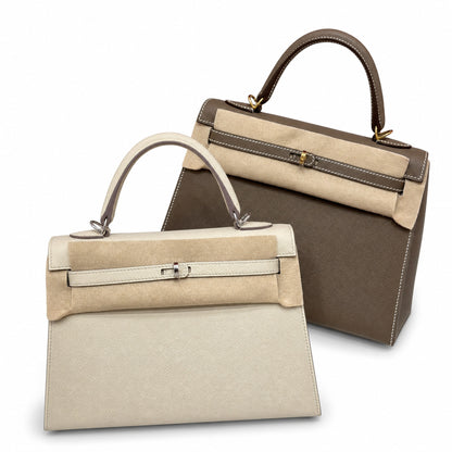 Kelly 25, imported Epsom, four diamond colors