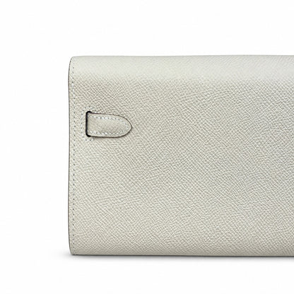 Kelly woc epsom, milkshake platinum buckle, Hass leather, handmade wax thread, all-steel hardware, top-selling market currency