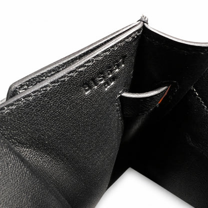 kelly Depeches clutch, Epsom leather 89 Noir black, top-notch craftsmanship! Counter quality!