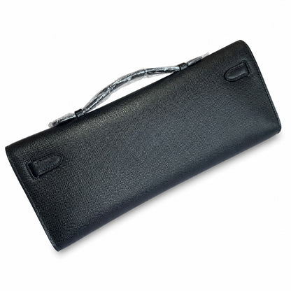 Kelly Cut 31 handbag Epsom leather picture black ready stock