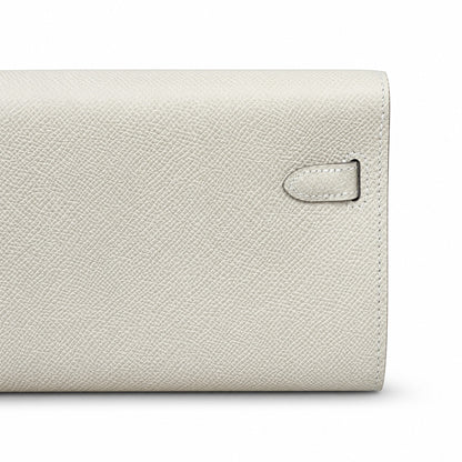 Kelly woc epsom, milkshake platinum buckle, Hass leather, handmade wax thread, all-steel hardware, top-selling market currency