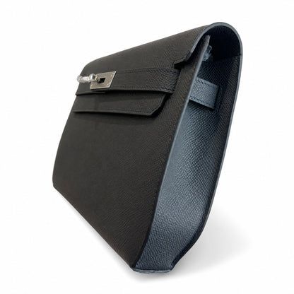 Kelly Depeches 25 clutch, Epsom leather (with additional shoulder strap), can be worn cross-body, can be carried by hand or on the wrist, daily needs, seamless switch between business/leisure - centra